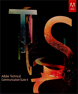 Scan of the Adobe TCS4 software cover by TechCommGeekMom